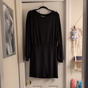 Nine West Charcoal Long Sleeve Dress